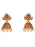 Gold Plated Kundan & Pearl studded Rajwadi Long Temple Necklace Jewellery Set