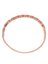 Rose Gold Plated AD Studded Statement Bangle Bracelet