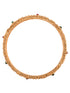 Set of 6 Gold Plated Stone Studded Filigree Bridal Bangles