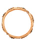 Set Of 2 Gold Plated Red Stone Studded Floral Openable Bangles