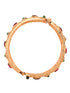 Set Of 2 Gold Toned Petal Motif Openable Bridal Bangles