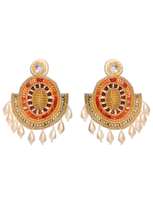 Multi Contemporary Drop Earrings