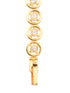 Gold Plated White AD Studded Tennis Classy Bracelet