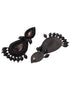 Black Contemporary Dropdown Earrings