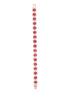 Rose Gold Plated Oval Pink Ruby Ad Studded Handcrafted Tennis Bracelet For Her