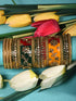 Gold Plated Set of 2 Multicolored traditional Kundan Bangles Bridal Chuda