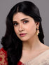 Gold Plated Multi AD and Pearl studded Jhumka Handcrafted Earrings