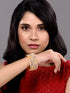 Set of 2 Dual Gold Plated Modern Blend Hand Crafted Bangles Set