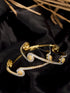 Set Of 2 White Gold Plated White AD studded Handcrafted Designer Bangles