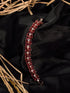 Rose Gold Plated Leaf Design Pink Ruby studded Designer Tennis Bracelet For Her