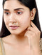 Gold plated AD studded Handcrafted Nose Ring