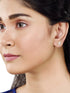 Gold Plated AD studded Square shaped Studd Earring