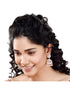 Rose Gold plated AD studded handcrafted Dome shaped Jhumka for Women & Girls
