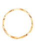 A Pair Of 2 Gold Dual Toned AD Studded hand Crafted Bangles