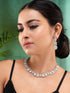 GoldPlated Lime green AD Studded Statement Jewellery Set