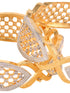 Set of 2 Dual Gold Plated Modern Blend Hand Crafted Bangles Set