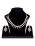 Unique triangular design Diamond Necklace Earrings Modern design for Women & Girls