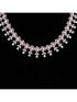 Unique triangular design Diamond Necklace Earrings Modern design for Women & Girls