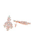 Unique triangular design Diamond Necklace Earrings Modern design for Women & Girls