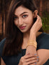 Set Of 12 Gold Plated & Pearl Studded Bangles