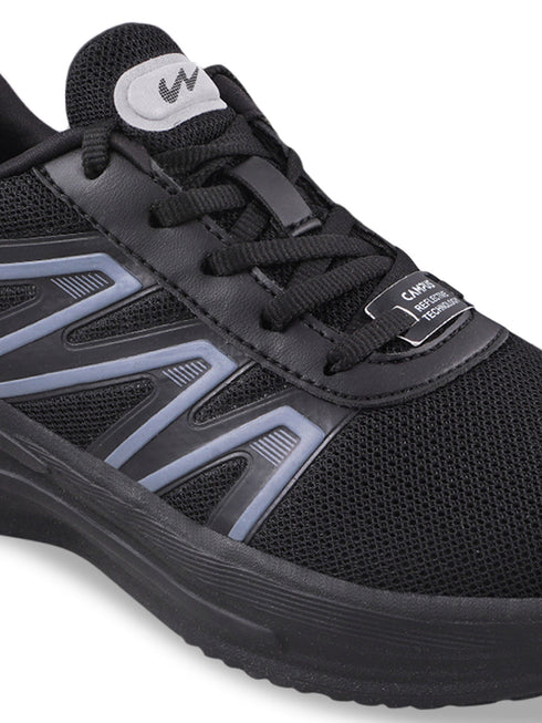 ROBE Black Men's Sports Shoes