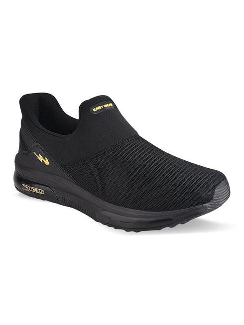 ROCKEE PRO Black Men's Walking Shoes
