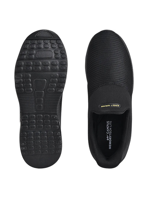 ROCKEE PRO Black Men's Walking Shoes