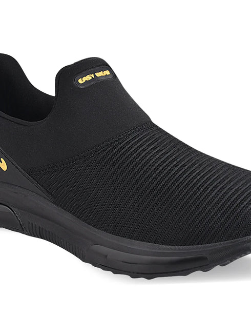 ROCKEE PRO Black Men's Walking Shoes