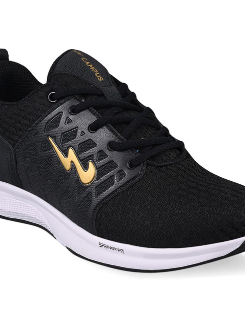 RODEO PRO Black Men's Running Shoes