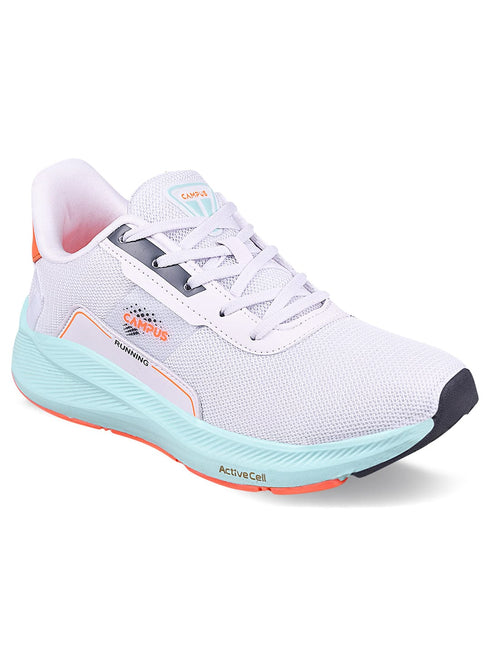 ROLLZ White Men's Running Shoes