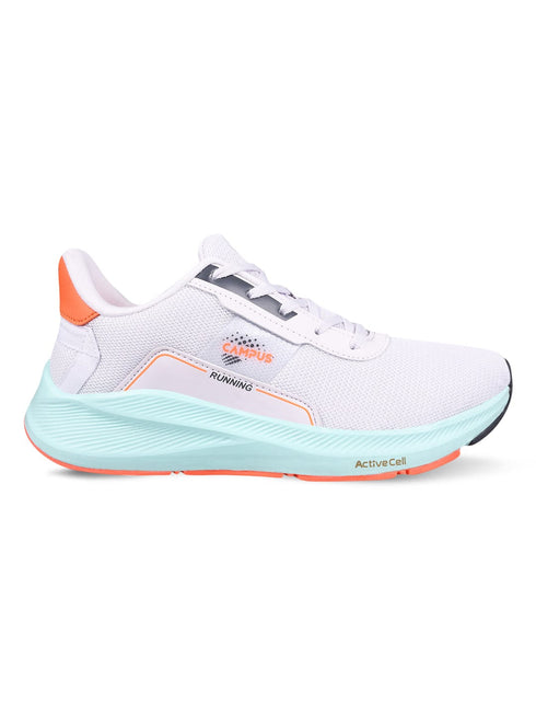 ROLLZ White Men's Running Shoes