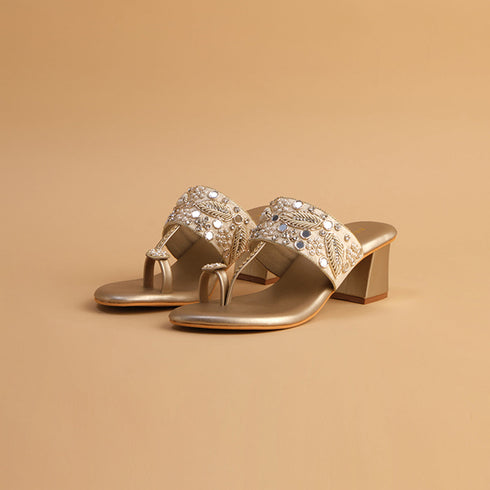 Rimini Embroidered Heels