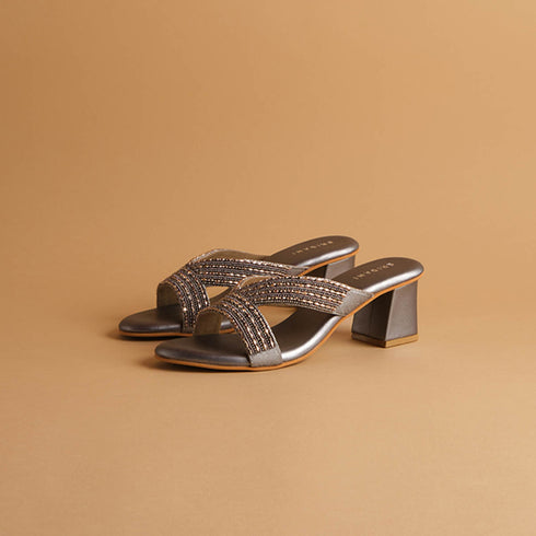 Roisin Embroidered Heels