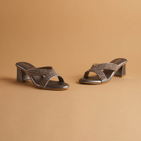 Roisin Embroidered Heels