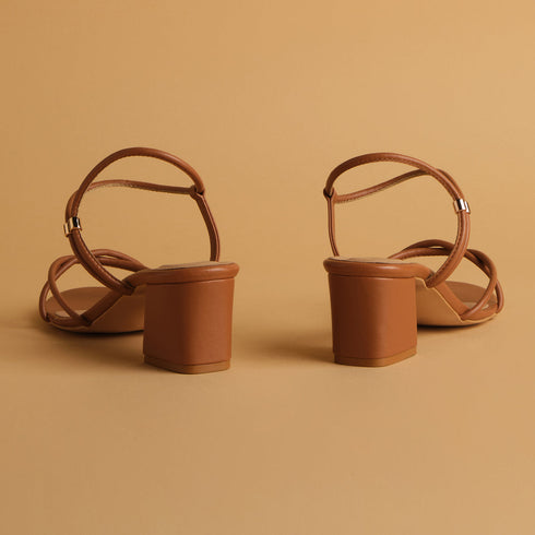 Rosana Strappy Block Heels