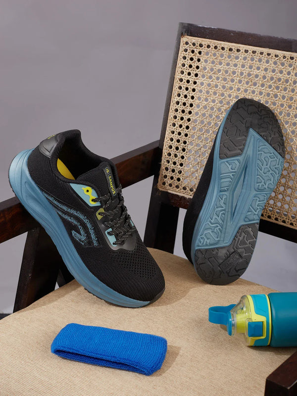 SAFEX Black Men's Running Shoes