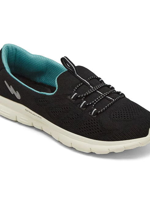 SAFFRON Black Women's Walking Shoes