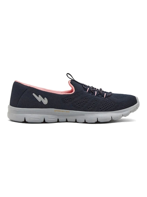 SAFFRON Navy Women's Walking Shoes