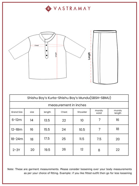 Infant Boy's Green Cotton Kurta And Mundu Set For Infants.