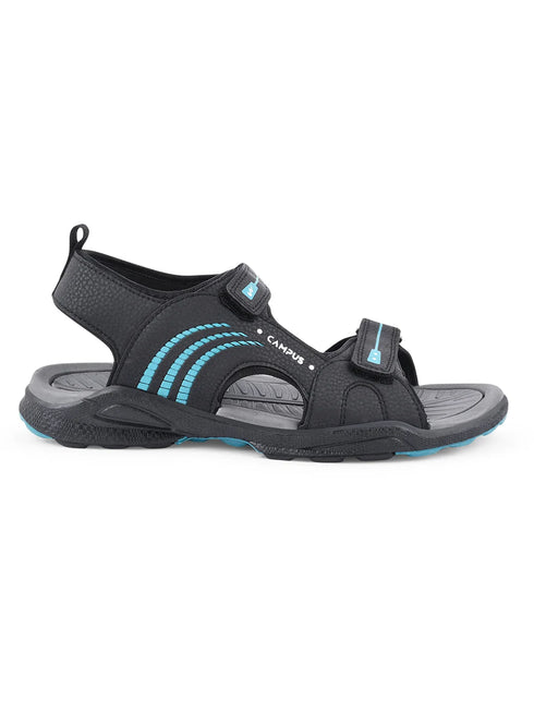 3K-SD-055B Black Men's Sandals