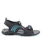 3K-SD-055B Black Men's Sandals