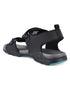 3K-SD-055B Black Men's Sandals