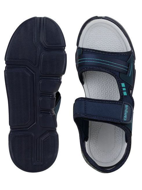 3K-SD-057B Navy Men's Sandals