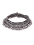 Set Of 2 Oxidised Silver Plated Payal Anklet