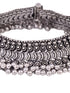 Set Of 2 Oxidised Silver Plated Payal Anklet