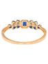 Gold plated Blue AD studded handcrafted stylish Bracelet for Women & Girls