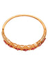 Gold plated Blue AD studded handcrafted stylish Bracelet for Women & Girls