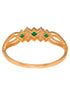 Gold plated Green AD studded handcrafted designer Bracelet for Women & Girls