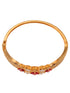 Gold plated Ruby AD studded handcrafted stylish Bracelet for Women & Girls
