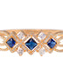 Gold plated Blue AD studded handcrafted stylish Bracelet for Women & Girls